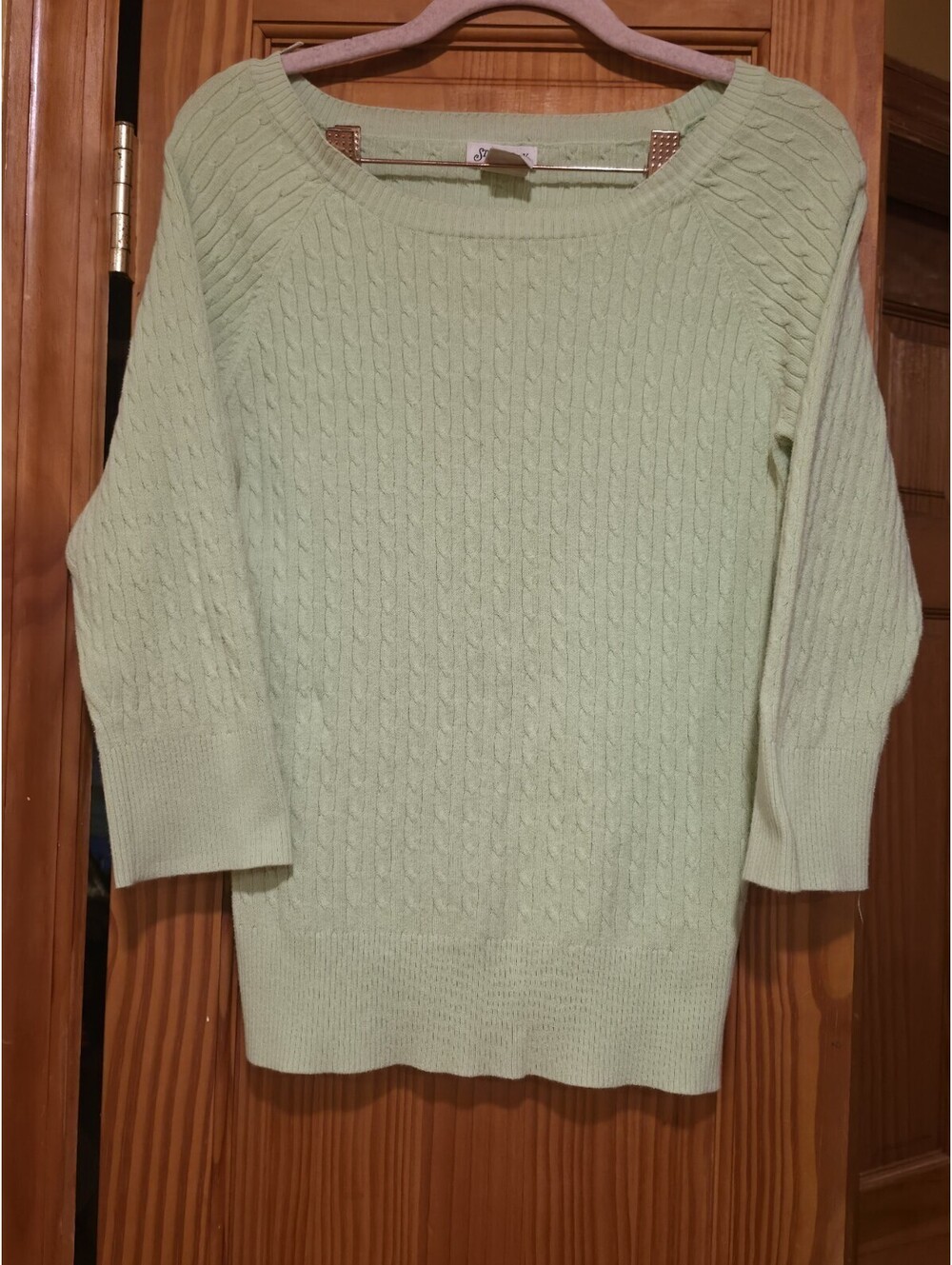 St Johns Bay Lime Green Womens Small Sweater